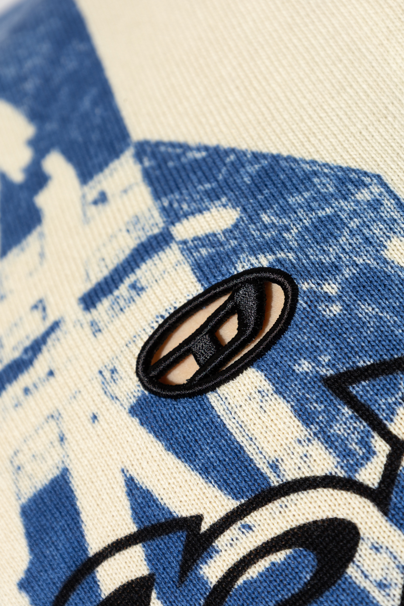 DIESEL K-Oliba-V 25AW サッカープルオーバーニット　完売品 Blue Sweater 'K-OLIBA-V' Diesel - Vitkac GB